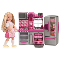Role Play Our Generation Gourmet Kitchen Set For Kids Christmas Gift Xmas 2020JK 