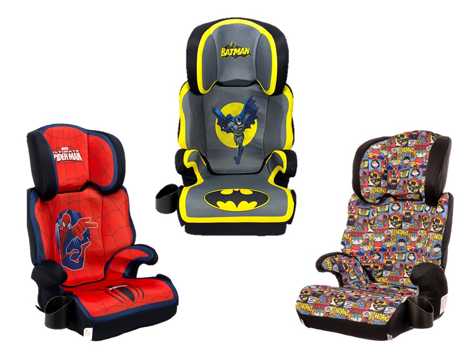 KidsEmbrace High-Back Booster Car Seat DC Comics Batman 
