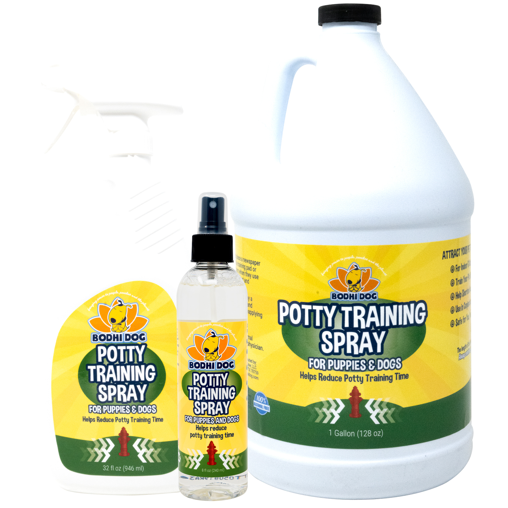 Bodhi Dog Potty Training Spray, 8oz, 32oz, Gallon