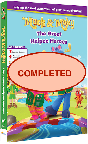 Mack & Moxy: The Great Helpee Heroes - DVD - New Sealed