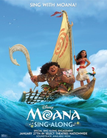 Sing along sequence of How Far I ll Go from MOANA Family Choice Awards